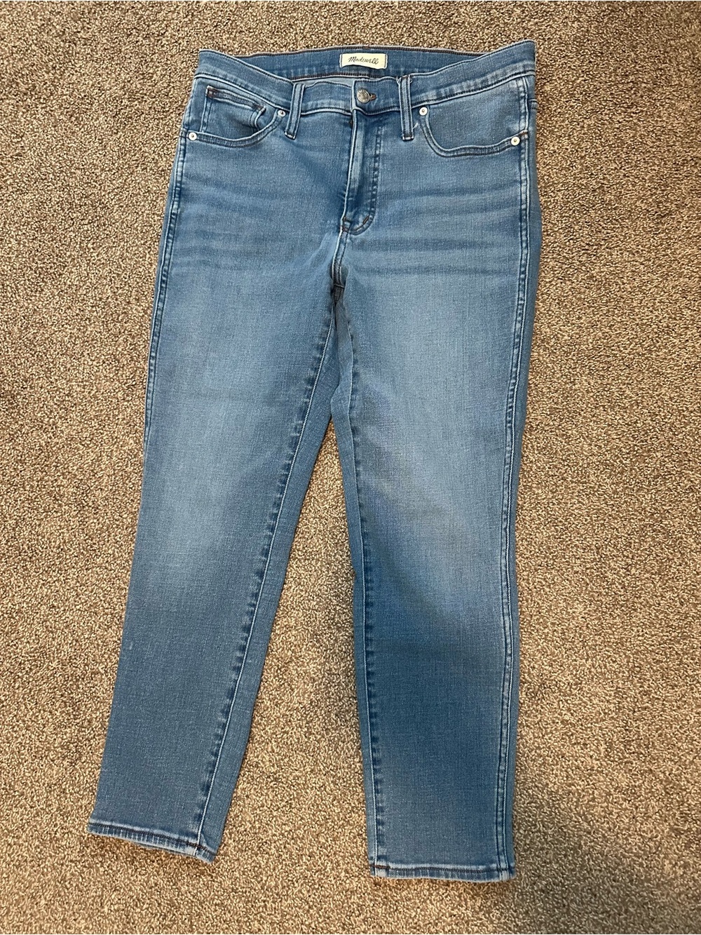 Madewell Mid-Rise Stovepipe Jeans Medium Wash Size 30